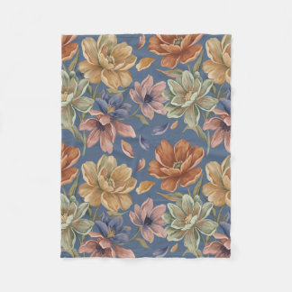 Couverture Polaire Romantic Cottage Flowers