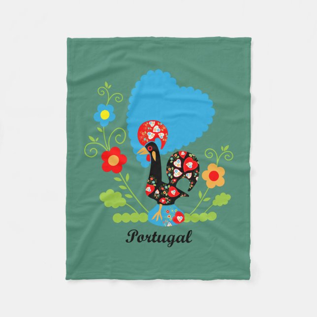 Couverture Polaire Rooster portugais (Devant)