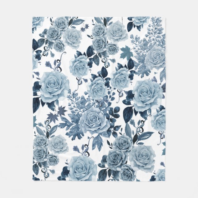 Couverture Polaire rose bleu (Devant)
