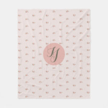 Roses miniatures et monogramme