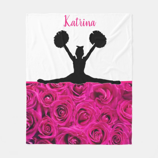 Couverture Polaire Roses roses roses (Devant)