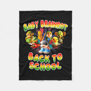 Couverture Polaire Rotation Cérébrale Bébé Italien Retour À L'École P