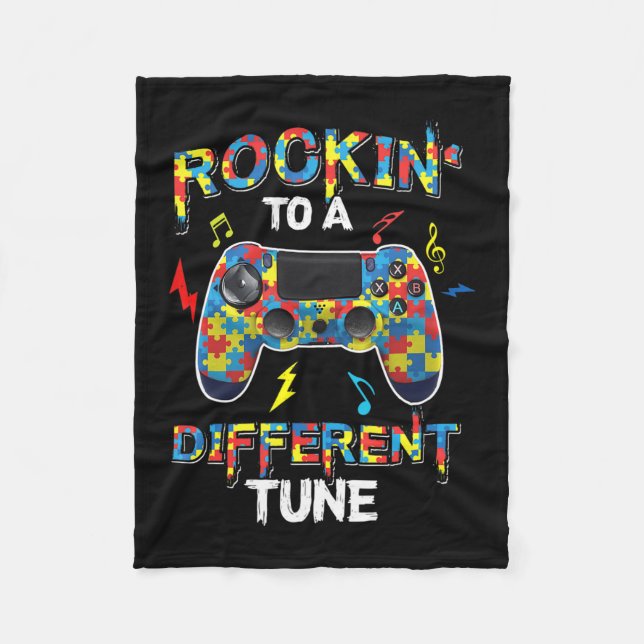 Couverture Polaire Rotation Vers Un Autre Gamer De Sensibilisation su (Devant)