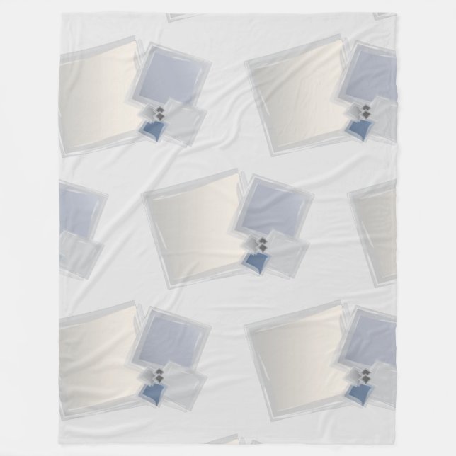 Couverture Polaire Roulement des carrés Fibonacci (Devant)