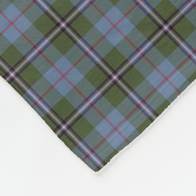 Couverture Polaire Royal Deeside Scotland District Tartan (Coin)