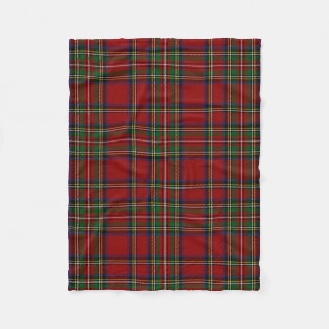 Couverture Polaire Royal Stewart Tartan Motif traditionnel (Devant)
