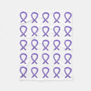 Couverture Polaire Ruban de protection contre le cancer de la lavande