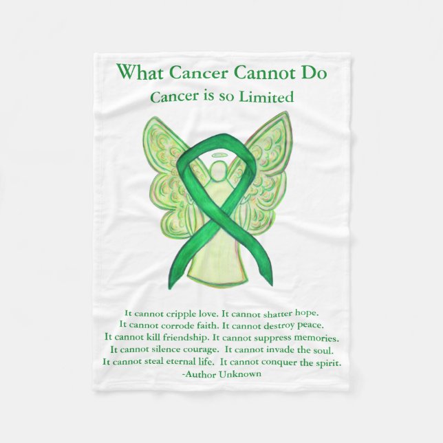 Couverture Polaire Ruban de protection contre le cancer surrénal (Devant)