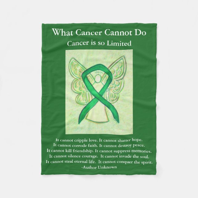 Couverture Polaire Ruban de protection contre le cancer surrénal (Devant)