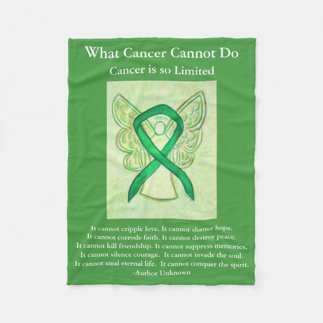Couverture Polaire Ruban de protection contre le cancer surrénal (Devant)
