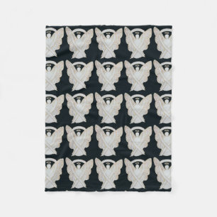 Couverture Polaire Ruban de sensibilisation au cancer osseux Fleece C