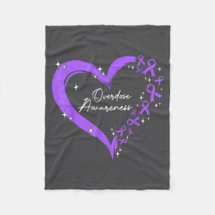 Couverture Polaire Ruban Violet de Sensibilisation au Surdosage de Dr