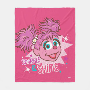 Couverture Polaire Rue Sésame Abby Cadabby - Étincelle et éclat