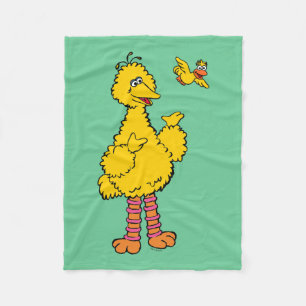 Couverture Polaire Rue Sésame   Big Bird & Little Bird