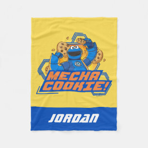 Couverture Polaire Rue Sésame Cookie Monster Mecha Cookie!