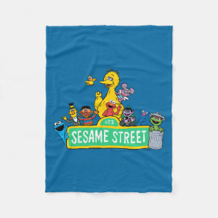 Couverture Polaire Rue Sésame Couleur complète avec Pals