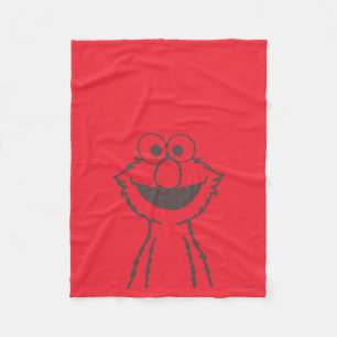 Couverture Polaire Rue Sésame Elmo Bright