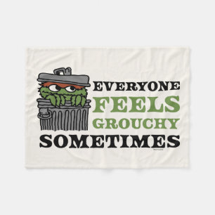 Couverture Polaire Rue Sésame   Oscar le Grouch se sent Grouch