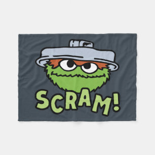 Couverture Polaire Rue Sésame   Oscar the Grouch Scram!