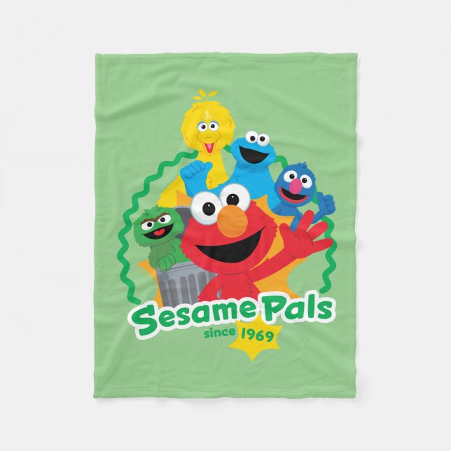 Couverture Polaire Rue Sésame | Sesame Pals depuis 1969 (Devant)