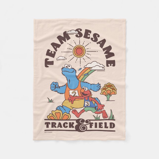 Couverture Polaire Rue Sésame | Team Sesame Track & Field (Devant)