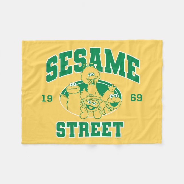 Couverture Polaire Rue Sésame | Vintage 1969 (Devant (Horizontal))