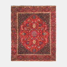 Rug perse rouge de Mashhad