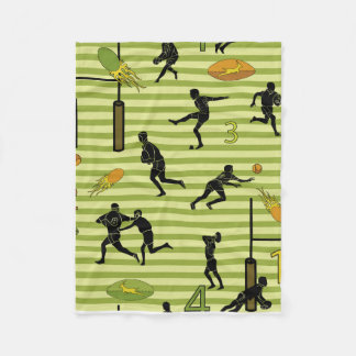 Couverture Polaire Rugby game are on Fleece Blanket