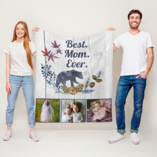 Couverture Polaire Russe Floral Mama Oear Mothers Jour Trois Photo