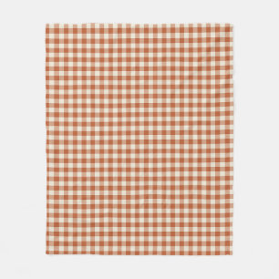 Couverture Polaire Rustique chaud Automne Brown Cosy Motif de tableau