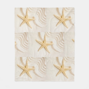 Couverture Polaire Sable et Starfish couleur neutre naturelle