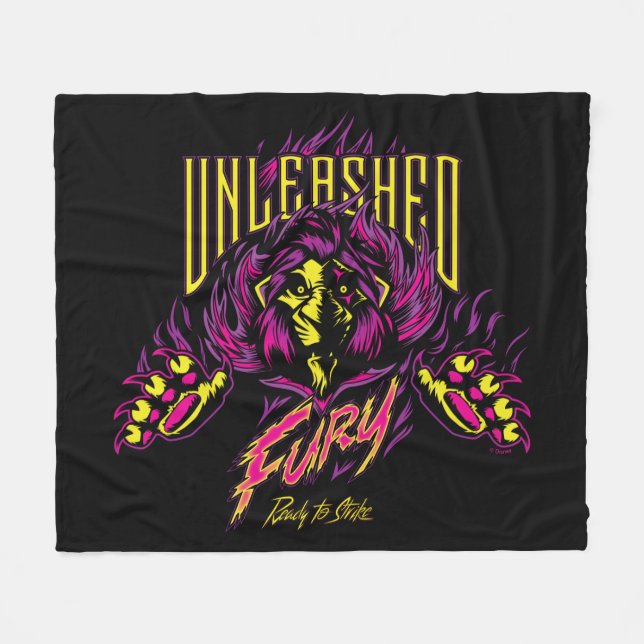 Couverture Polaire Sac| Fureur sans éclats| Prêt à frapper (Devant (Horizontal))
