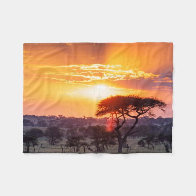 Couverture Polaire Safari dans le Parc National du Serengeti (Devant (Horizontal))