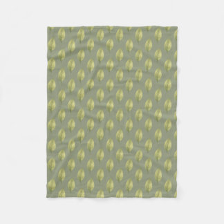 Couverture Polaire Sage Feuilles Murmurantes