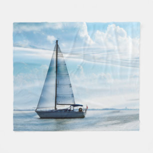 Couverture Polaire SailBoat & Nuds Fleece Blanket