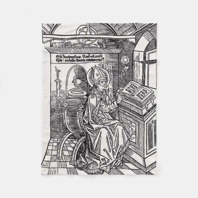 Couverture Polaire Saint Ambrose de Milan (Devant)