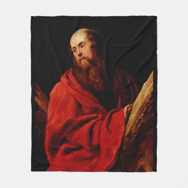 Couverture Polaire Saint Andrew par Peter Paul Rubens (Devant)