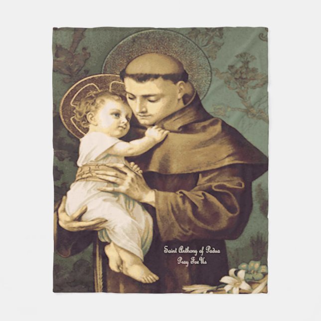 Couverture Polaire Saint Antoine de Padoue (Devant)
