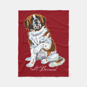 Couverture Polaire saint bernard