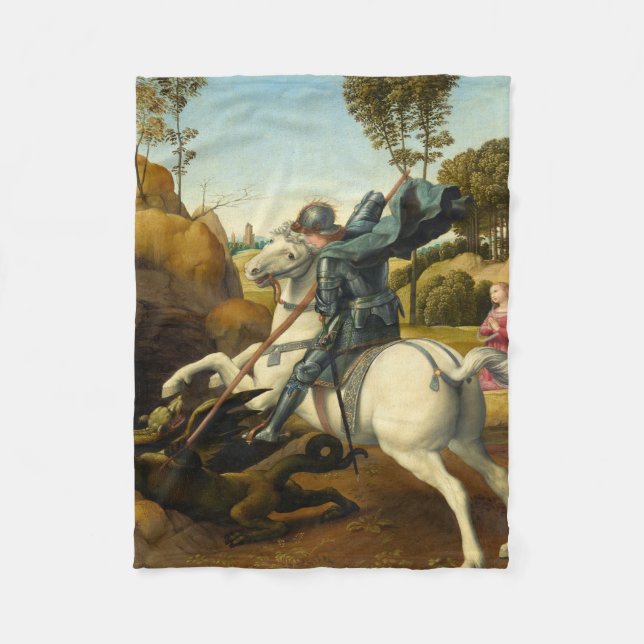Couverture Polaire Saint George et le Dragon, 1506 par Raphael (Devant)