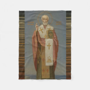Couverture Polaire Saint-Nicolas d'évêque de Myra