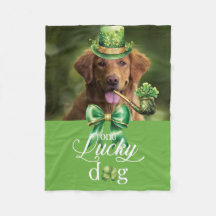 Saint Patrick's Day Lucky Dog Funny Photo personna