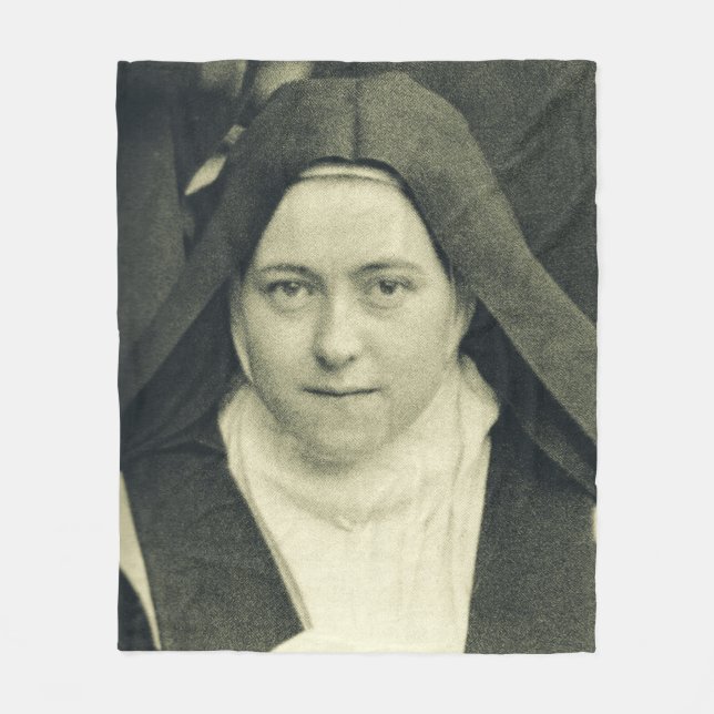 Couverture Polaire Saint Thérèse de l'Enfant Jésus et la Sainte Face (Devant)