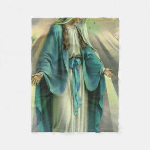 Couverture Polaire Sainte Vierge Marie