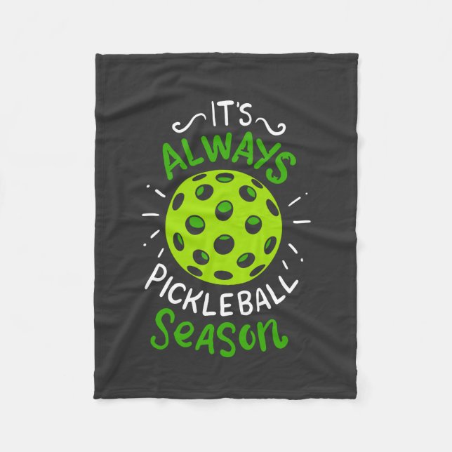 Couverture Polaire Saison Pickleball (Devant)