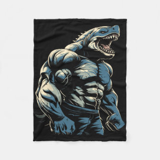 Couverture Polaire Salle de gym Bodybuilding Requin
