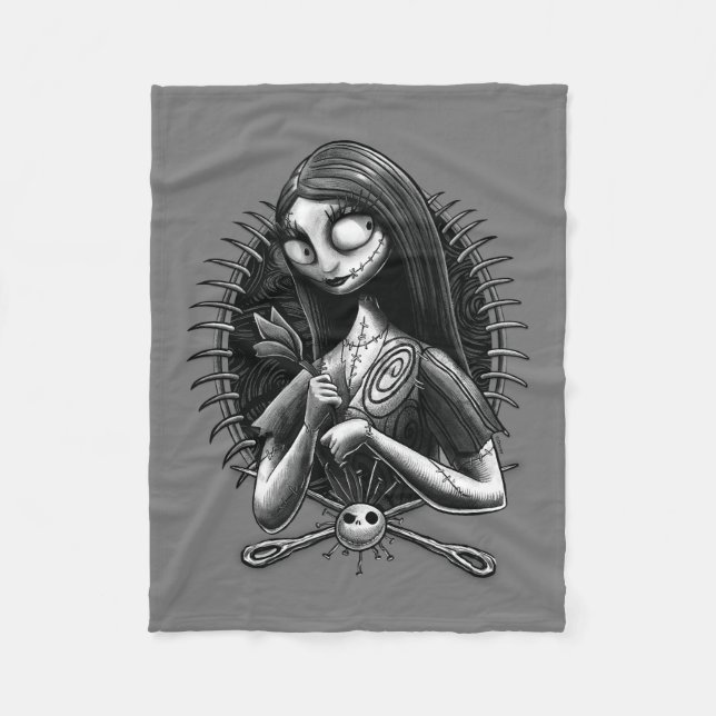 Couverture Polaire Sally | Nightmare avant Noël Style Tatoo (Devant)