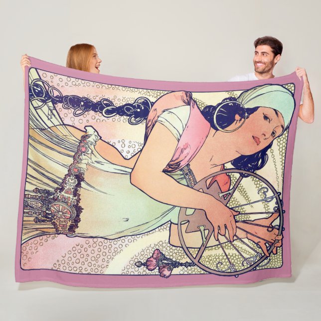 Couverture Polaire Salome, Alphonse Mucha (En situation)
