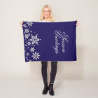 Salutations de saison Snowflakes | ⭐ bleu ⭐ ⭐ ⭐ ⭐