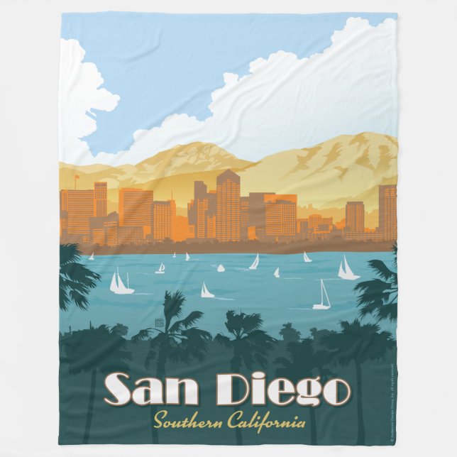 Couverture Polaire San Diego, CA (Devant)